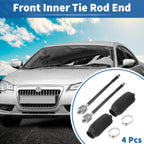 Set of 4 Front Inner Tie Rod End Links for Chrysler 300 (2011–2014) No.EV800963