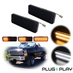 LED Turn Signal Lights Pair for Ford Bronco F150 F250 F350 (1980–1986)