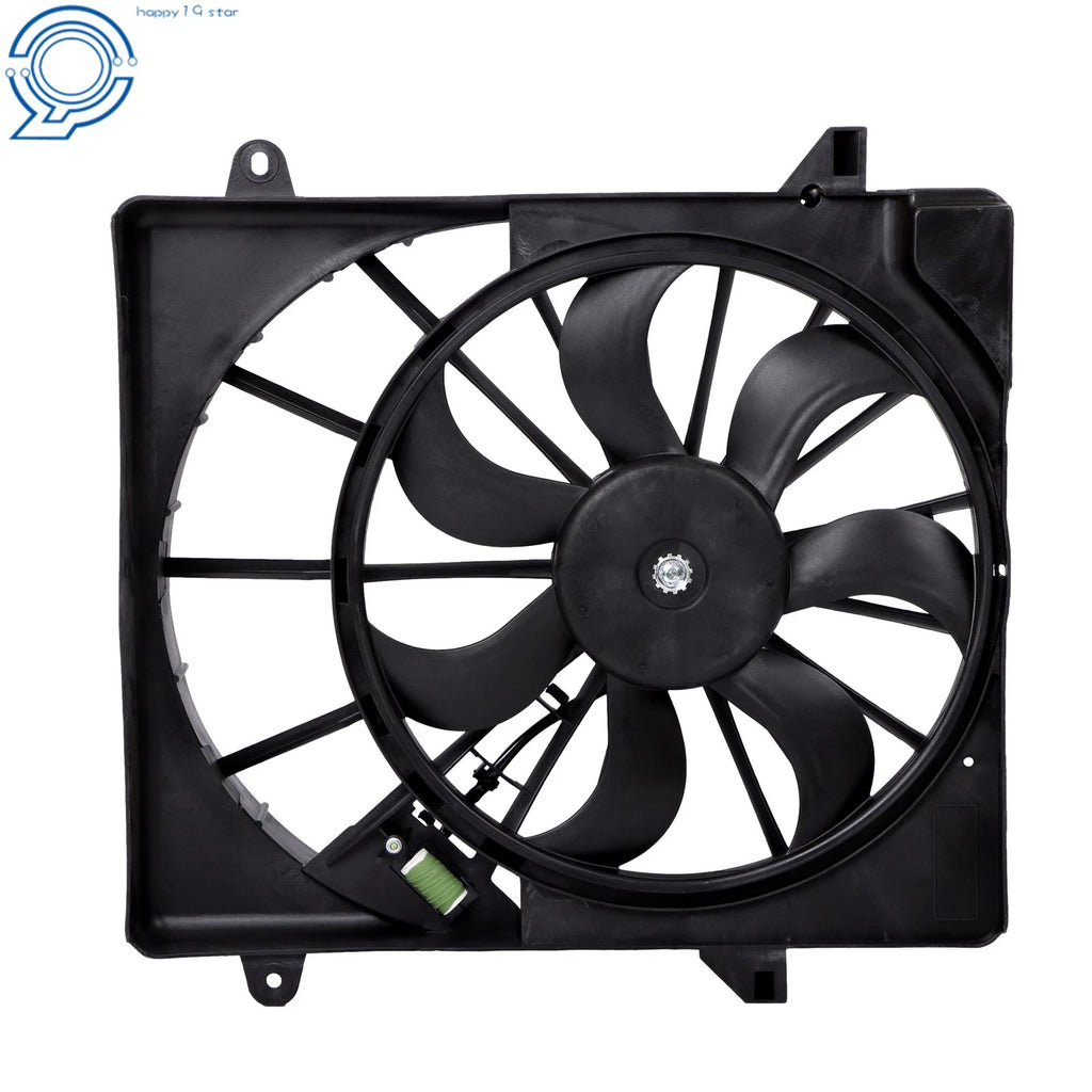 Radiator Cooling Fan Assembly with Shroud for Dodge Nitro (2007–2011) 68003974AB