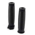 25mm Black Motorcycle Handlebar Hand Grips for Harley Bobber Chopper