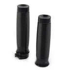 25mm Black Motorcycle Handlebar Hand Grips for Harley Bobber Chopper