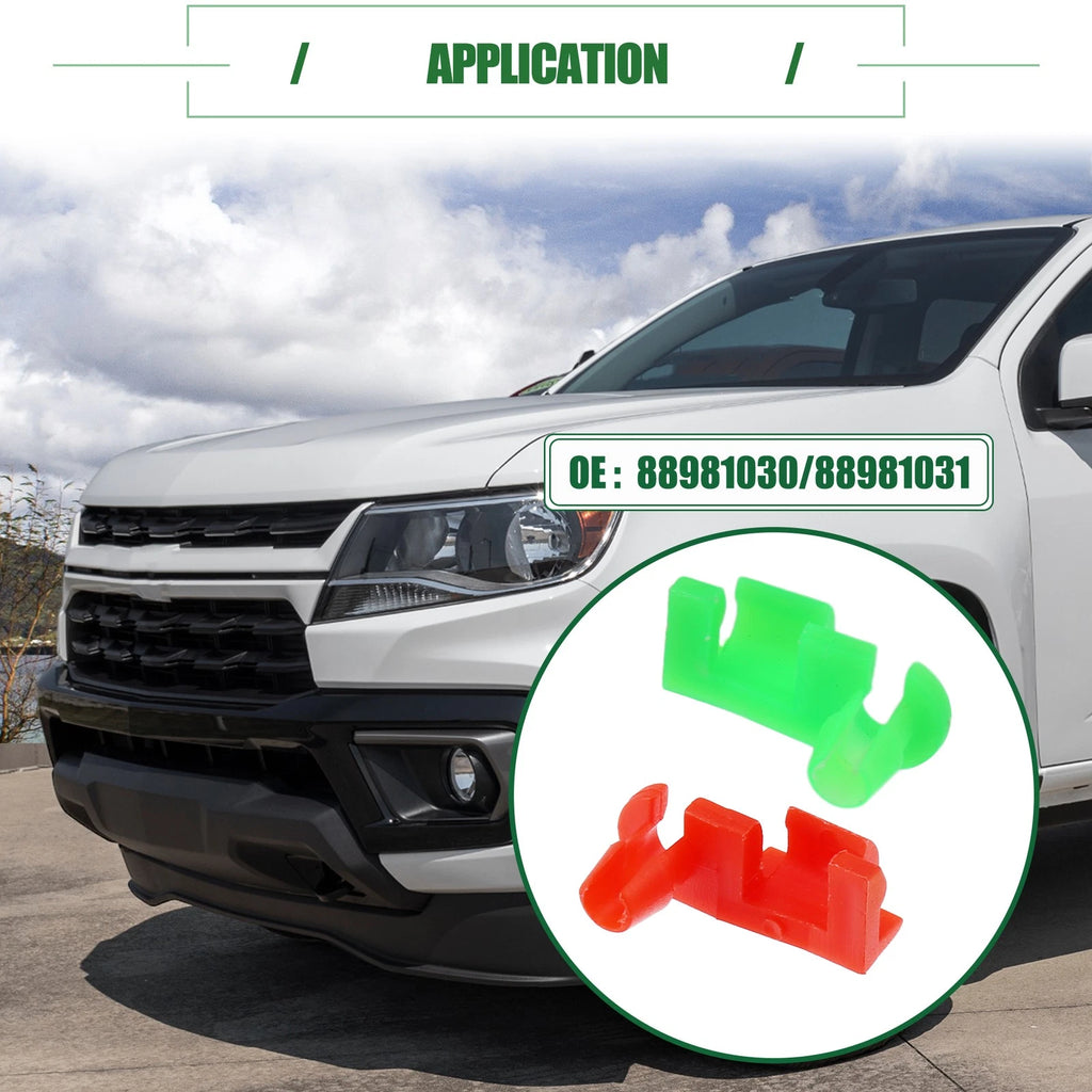 Set of 5 Tailgate Handle Rod Clips for Chevrolet Silverado (1999–2009) No. 88981030