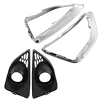 Chrome Fog Light Grille Cover for Ford Fusion (2010–2012) Driver Passenger Side