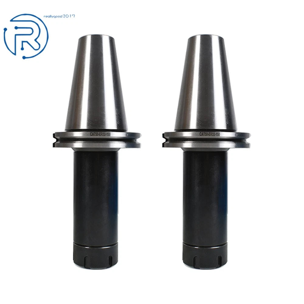 Set of 2 CAT50-ER32 Collet Chucks for Tool Holder (150mm)