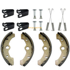 Front Brake Shoes & Springs Pins for Yamaha Big Bear 350 YFM350FW/350U (1989–1998)