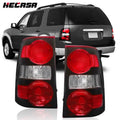 2Pcs Halogen Tail Lights for Ford Explorer (2006–2010) Clear Red Lens