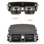 Center Dash A/C Air Vent Molded Panel Bezel Cover for Toyota Corolla (2009–2013)