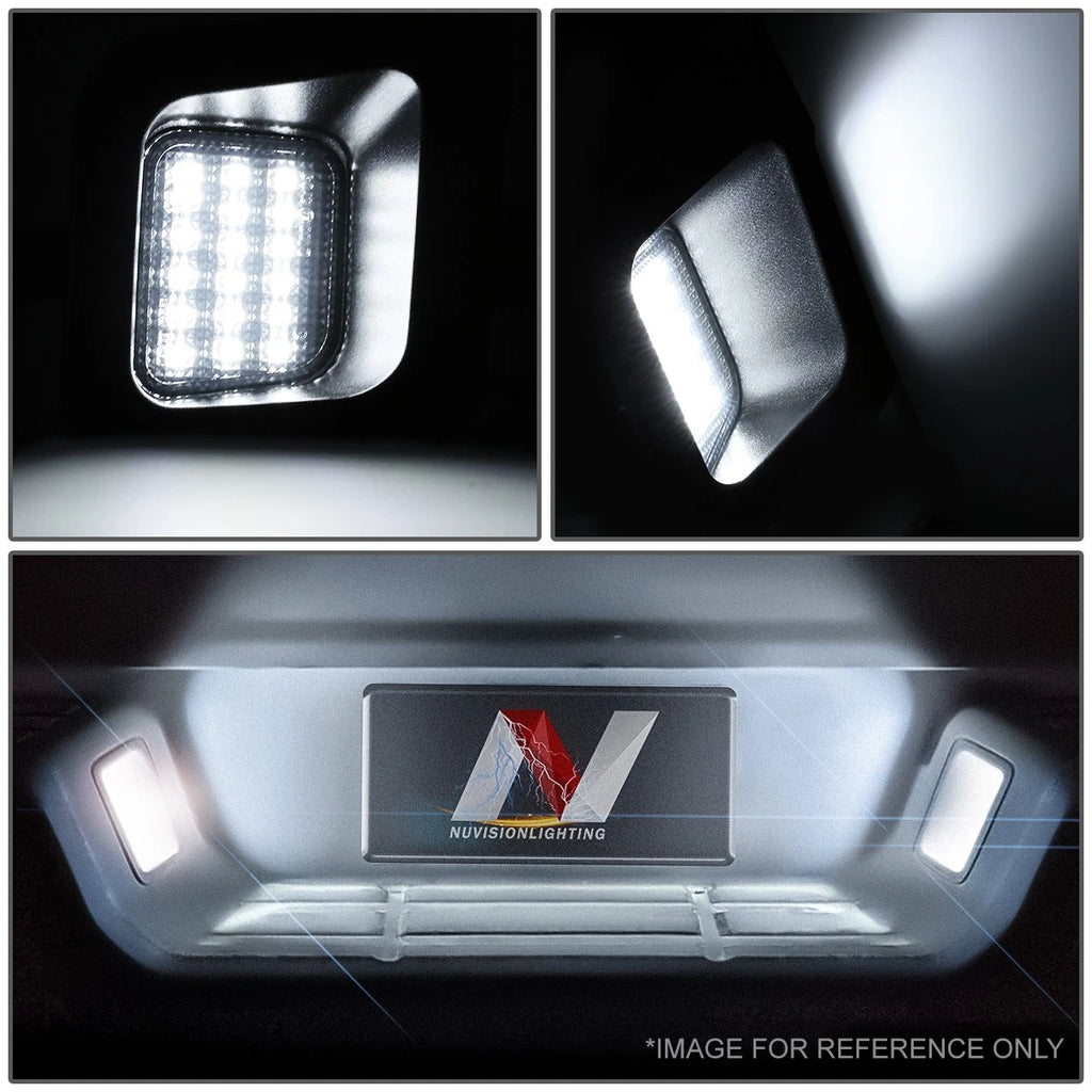 2X LED License Plate Light for Dodge Ram 1500 2500 3500 (2003–2021)