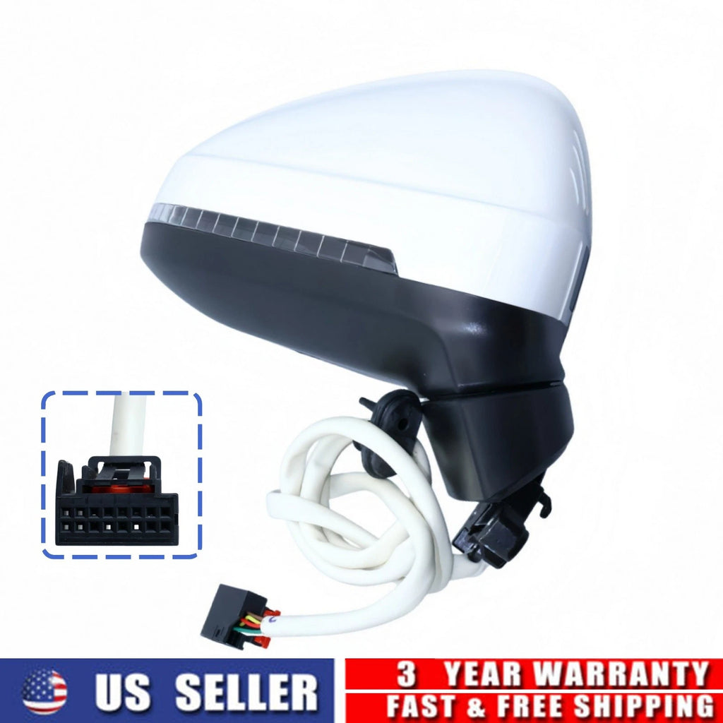 Right Side Mirror for Audi S4 A4 A4 Quattro (2018–2019) Manual Folding Heated