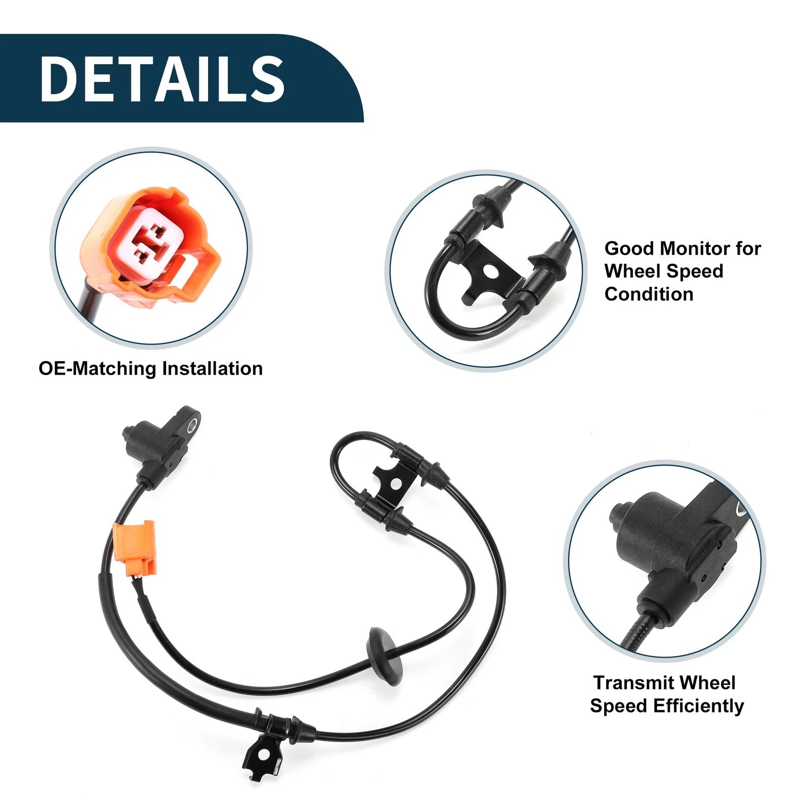 ABS Wheel Speed Sensor No. 57455-S0X-A01 for Honda Odyssey (2005–2010)