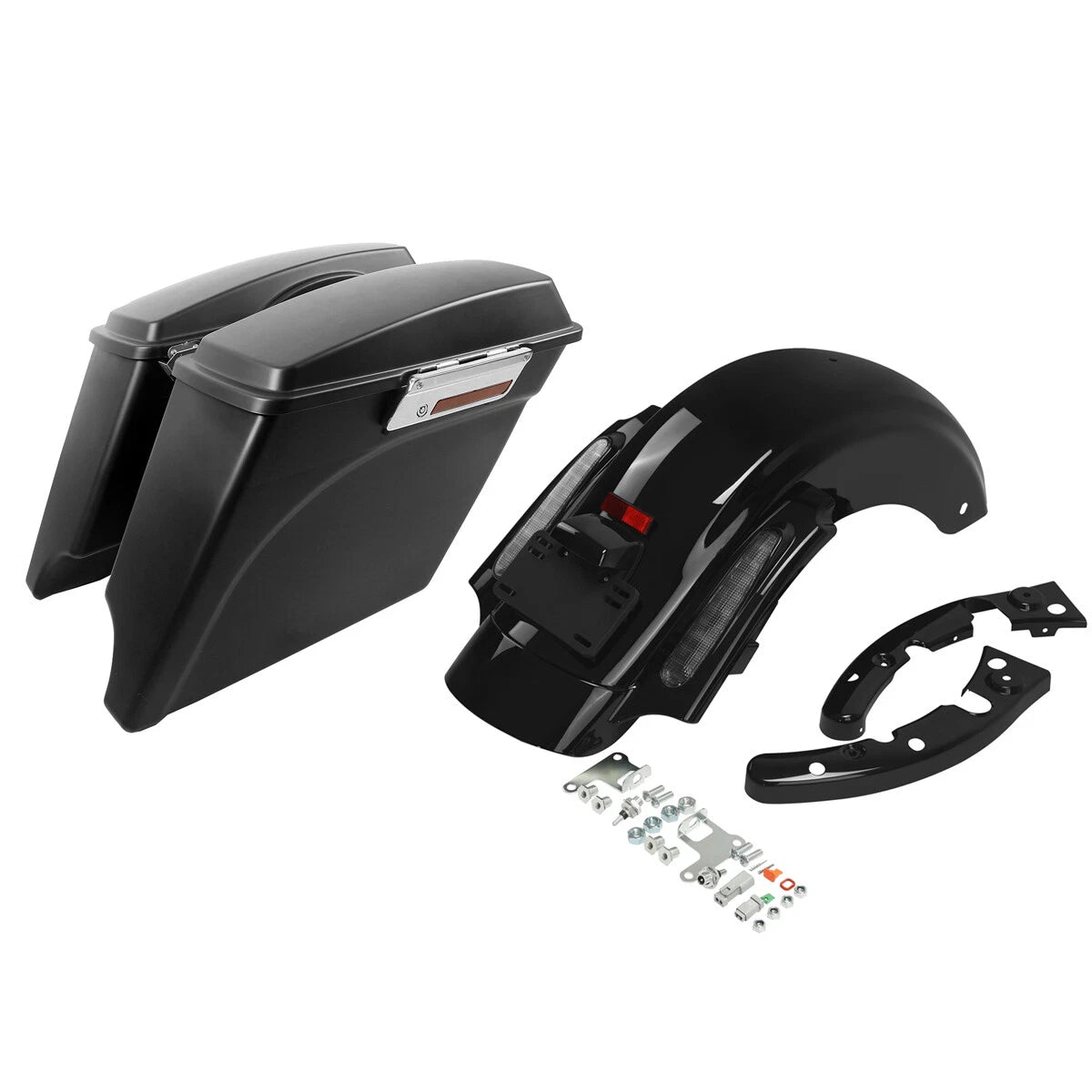 5" Stretched Saddlebag Rear Fender for Harley Street Glide (2009–2013)
