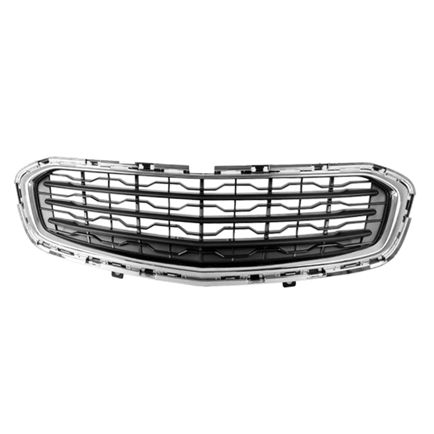 Replacement Front Center Grille Black Chrome Plastic for Toyota Corolla (2003–2008)