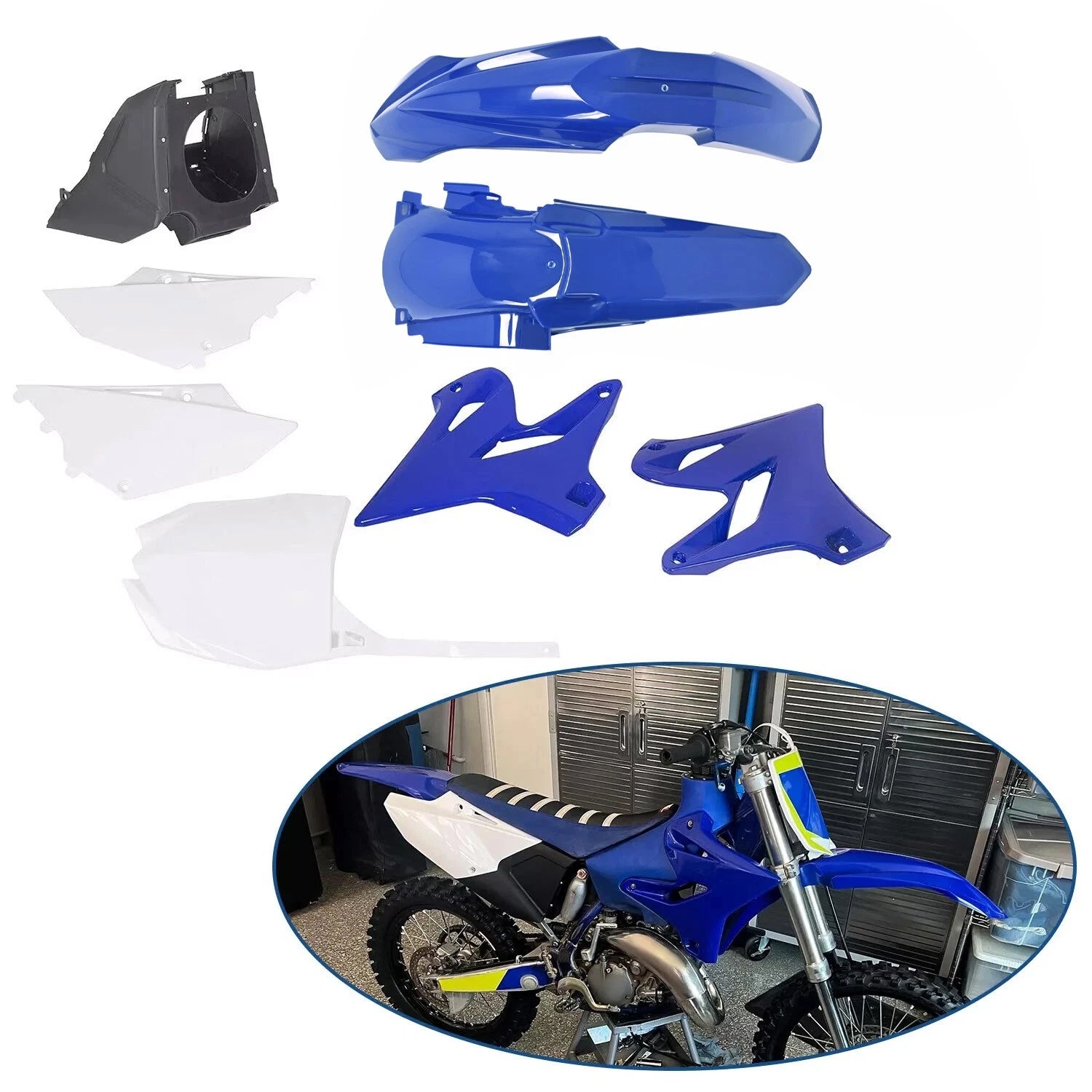 Restyle Plastic Kit Fairing Bodywork for Yamaha YZ125 YZ250 (2002–2020)