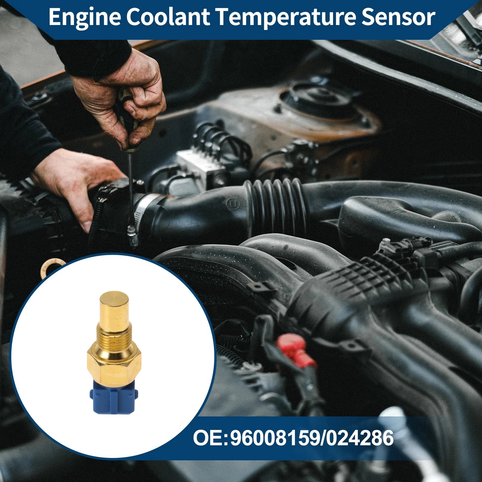 Engine Coolant Temperature Sensor No. 96008159 for Hyundai Ix35 (2015–2019)