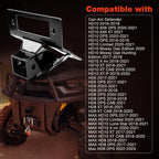 Front Lower 2" Receiver Hitch for Can-Am Defender HD10 HD8 HD5 (2016-2023)