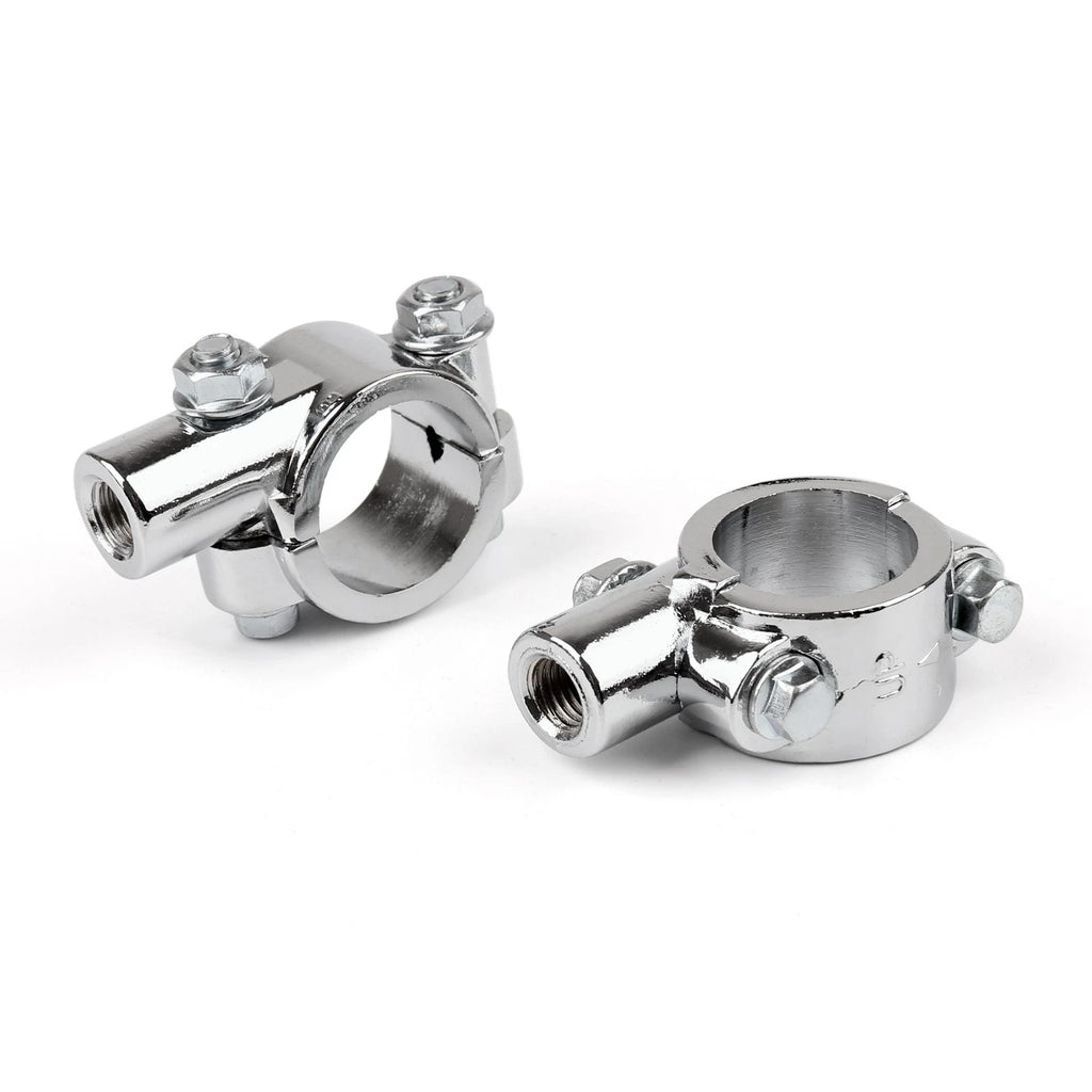 Handlebar Mirror Mount Holder Clamp Adaptor for Motorcycle Bike (1" 25mm)