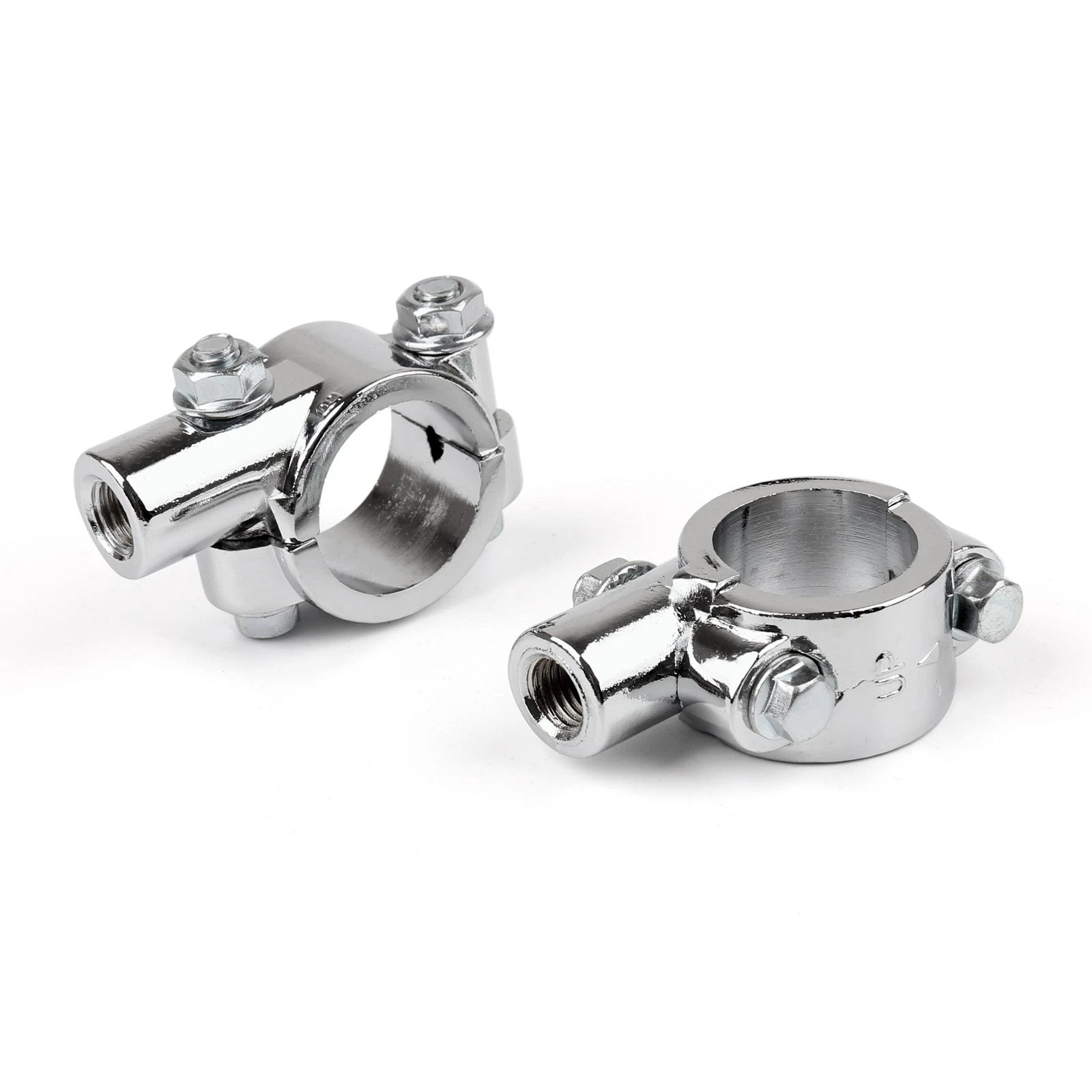Handlebar Mirror Mount Holder Clamp Adaptor for Motorcycle Bike (1" 25mm)