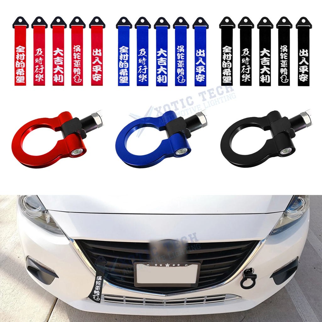JDM Style Front Bumper Towing Strap for Mazda MX-5 Miata (2016–2021)