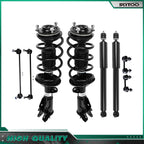 Set of 4 Front Struts Rear Shocks Sway Bars w/Coil Spring for Honda Civic (2013–2015)