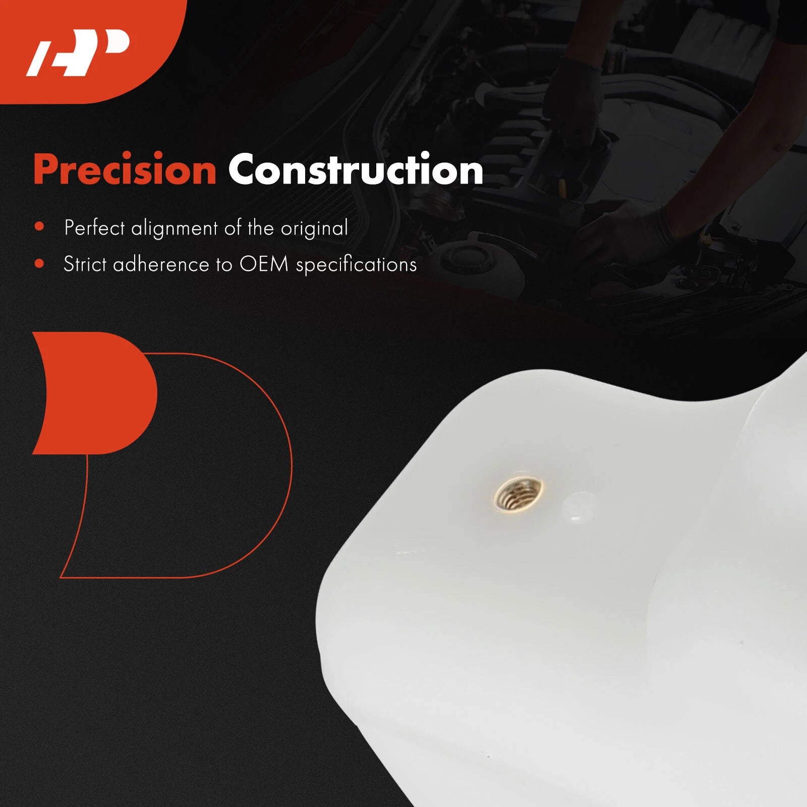 Coolant Reservoir Expansion Tank for Toyota Corolla (2009–2013)