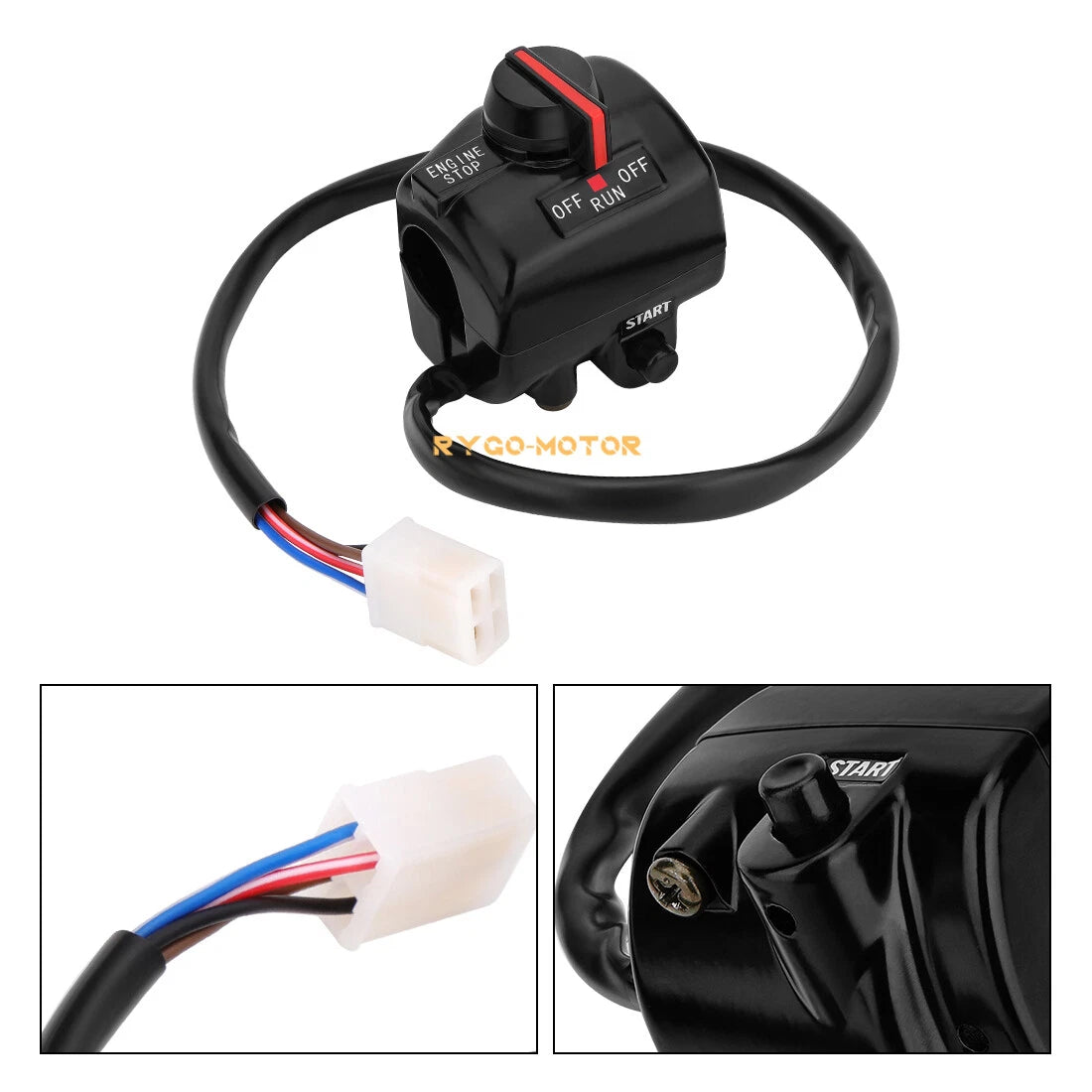 Right Handlebar Throttle Start Stop Switch for Yamaha XS400 XS650 (1977–1983)