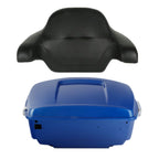Trunk Backrest Pad for Harley Touring (2014–2025) - Electric Blue