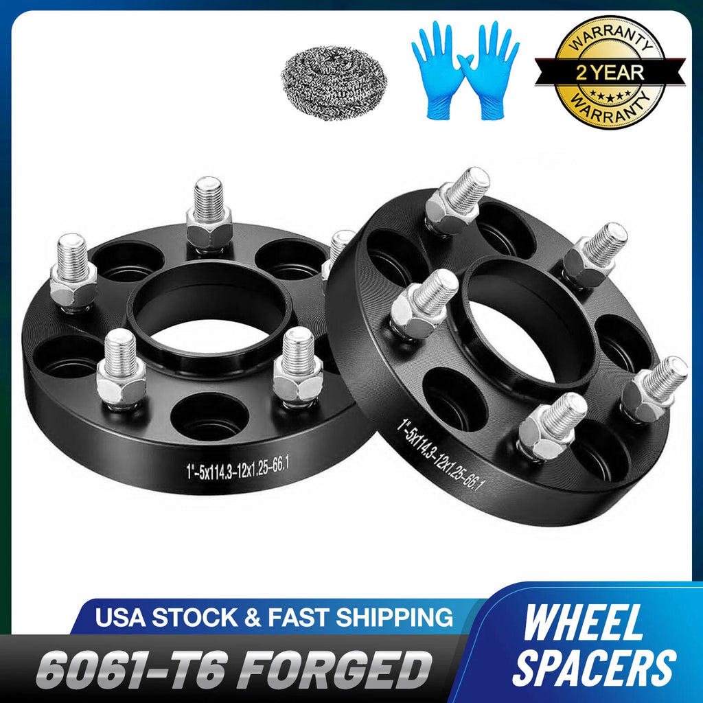 25mm Hub Centric Wheel Spacers for Nissan 240SX 350Z 370Z G35 G37 Q50 (2009–2021)