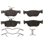 Set of 2 Rear Brake Pads for Mazda CX-30 (2019–2021)