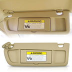 Left Side Sun Visor for Honda Civic (2006-2008) Pearl Ivory