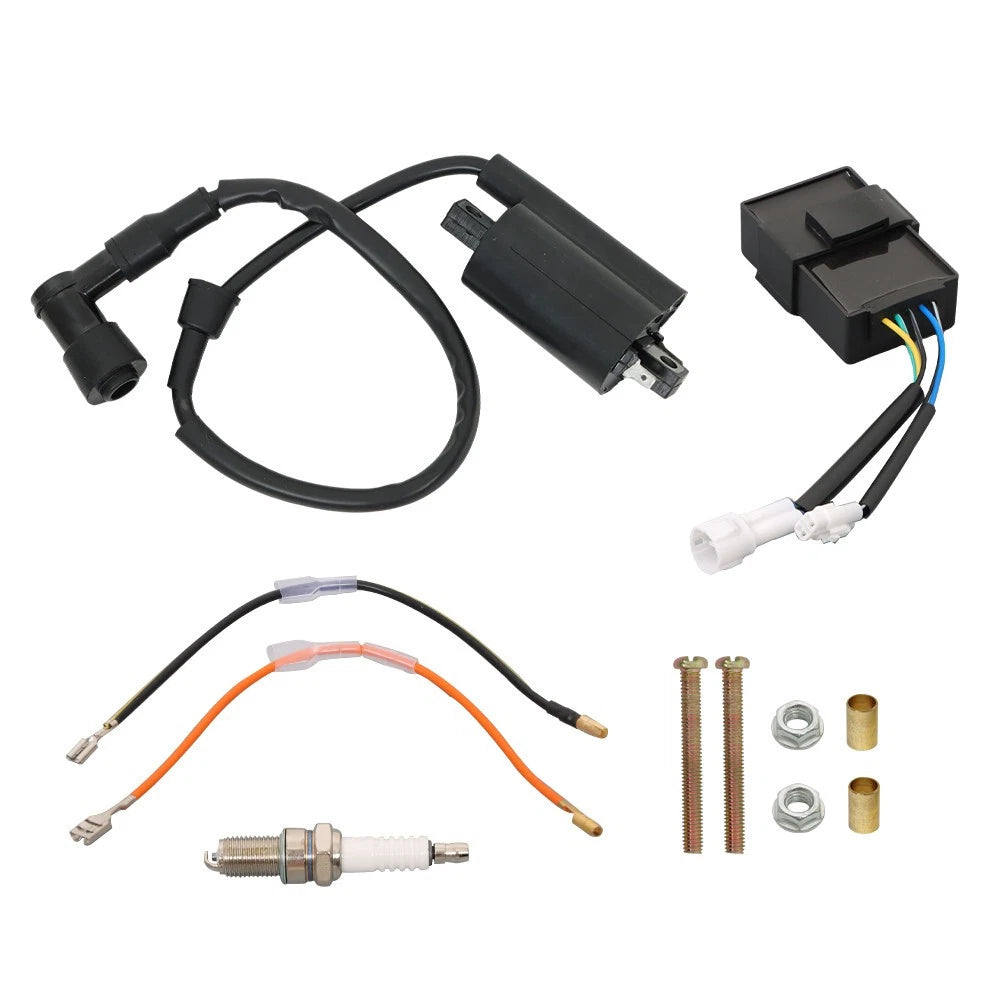Ignition Coil Spark Plug Kit for Kawasaki Bayou 300 (1988–2004)