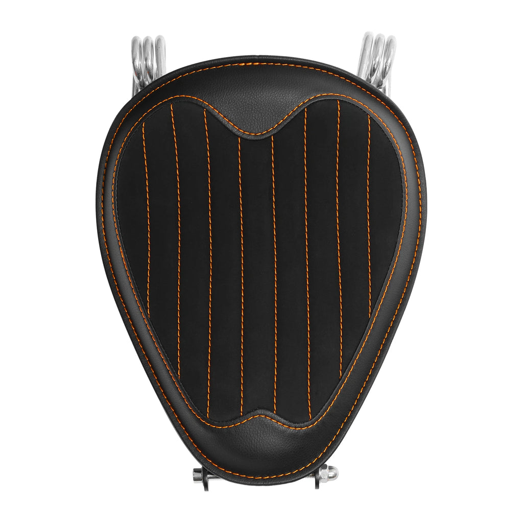 Solo Seat for Harley Dyna Street Bob Super Glide (2007–2017) - Black Orange