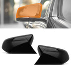 Set of 2 Exterior Mirror Shells for Toyota Camry Avalon (2018–2023) Black ABS
