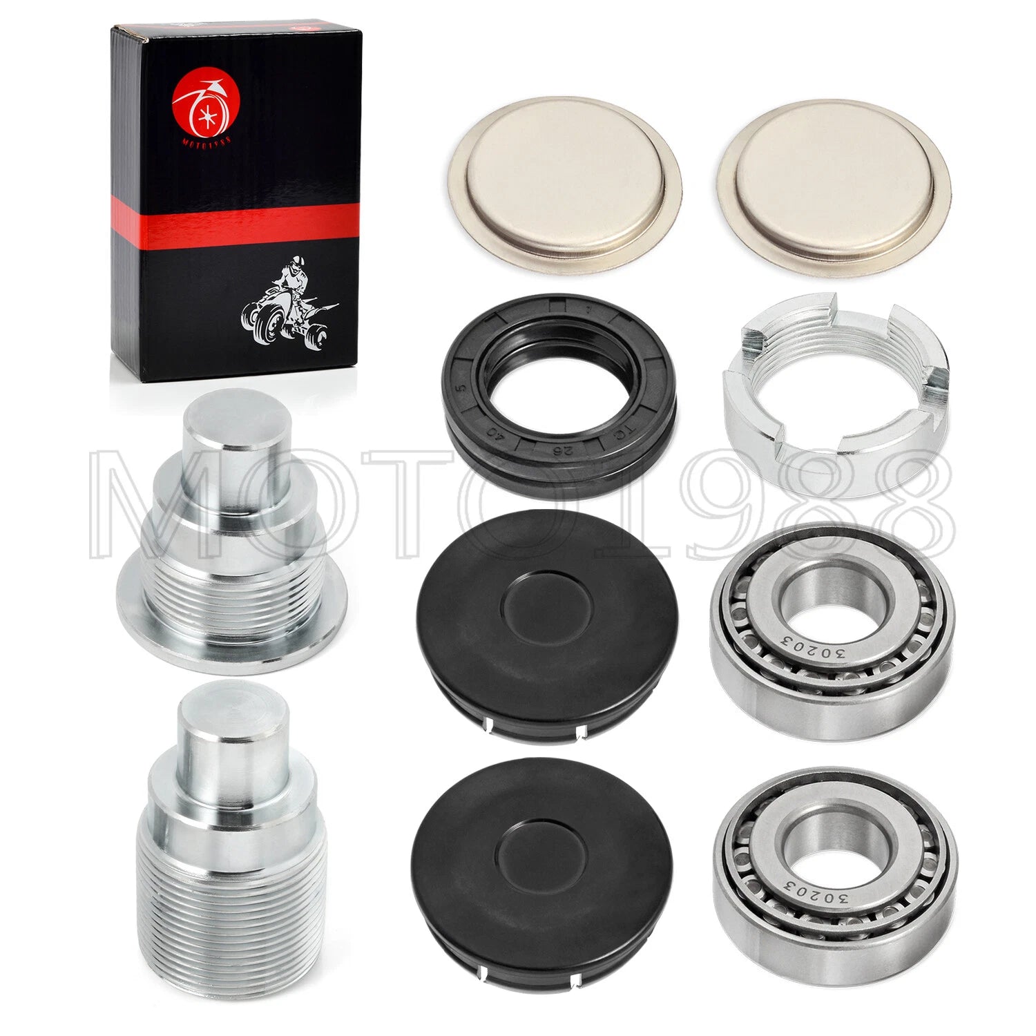 Swingarm Bearing Seal Rebuild Kit for Honda FourTrax 300 Rancher 350 TRX250EX (1986-2021)