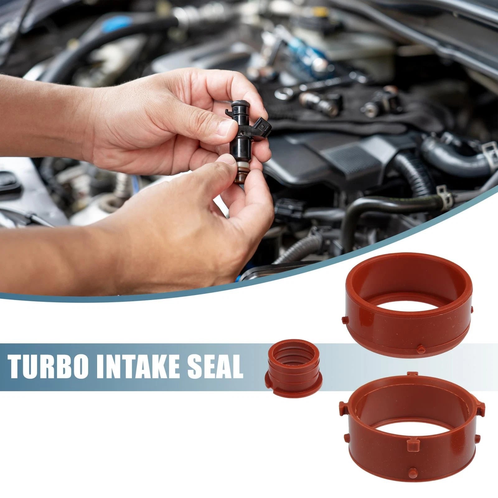 3pcs Turbo Intake Seal Rubber A6420940080 for Mercedes-Benz R320 (2007–2008)