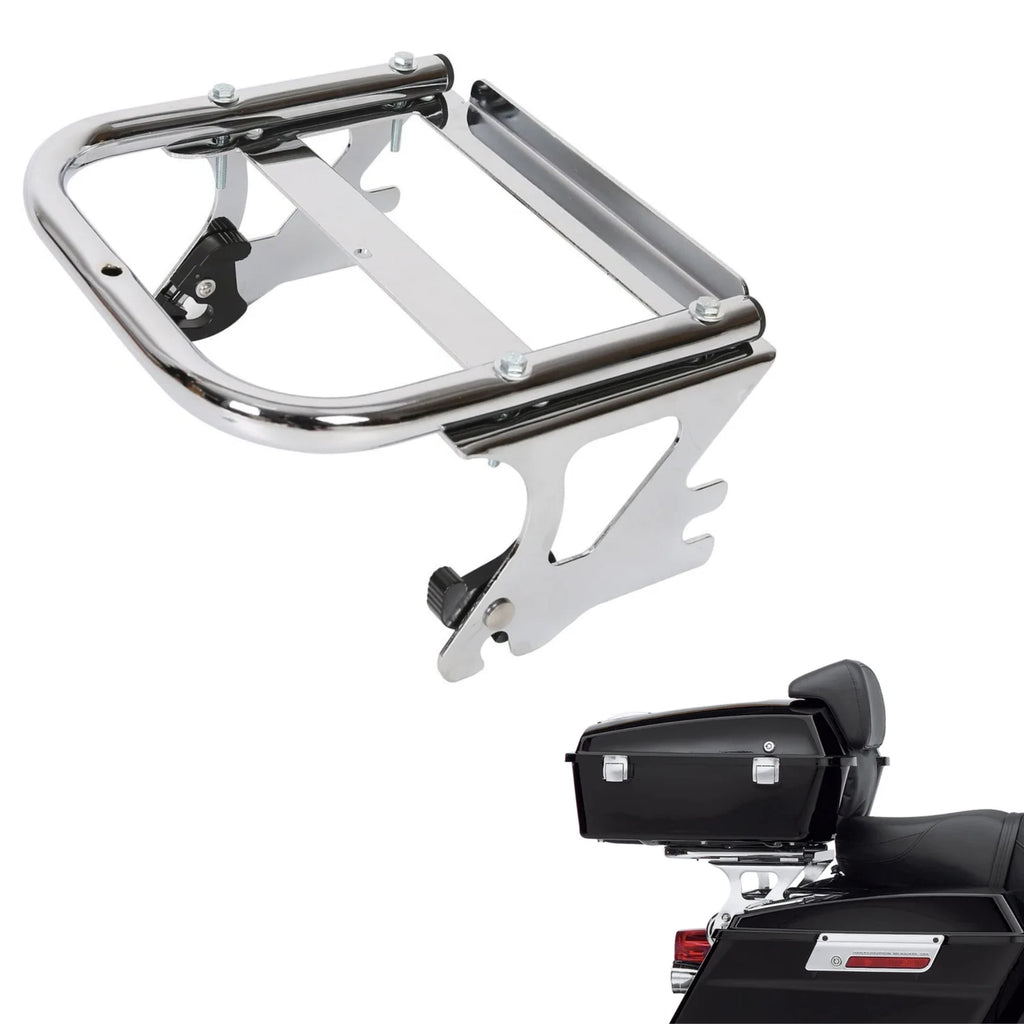 Detachable Two-up Tour Mount Luggage Rack for Harley Touring (1997–2008)