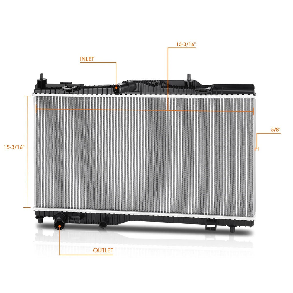 Cooling Radiator DPI-13826 for Ford Ecosport (2018–2022)