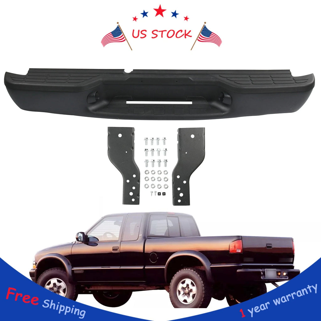 Rear Step Bumper Assembly for Chevy S10 GMC Sonoma (1998–2004)