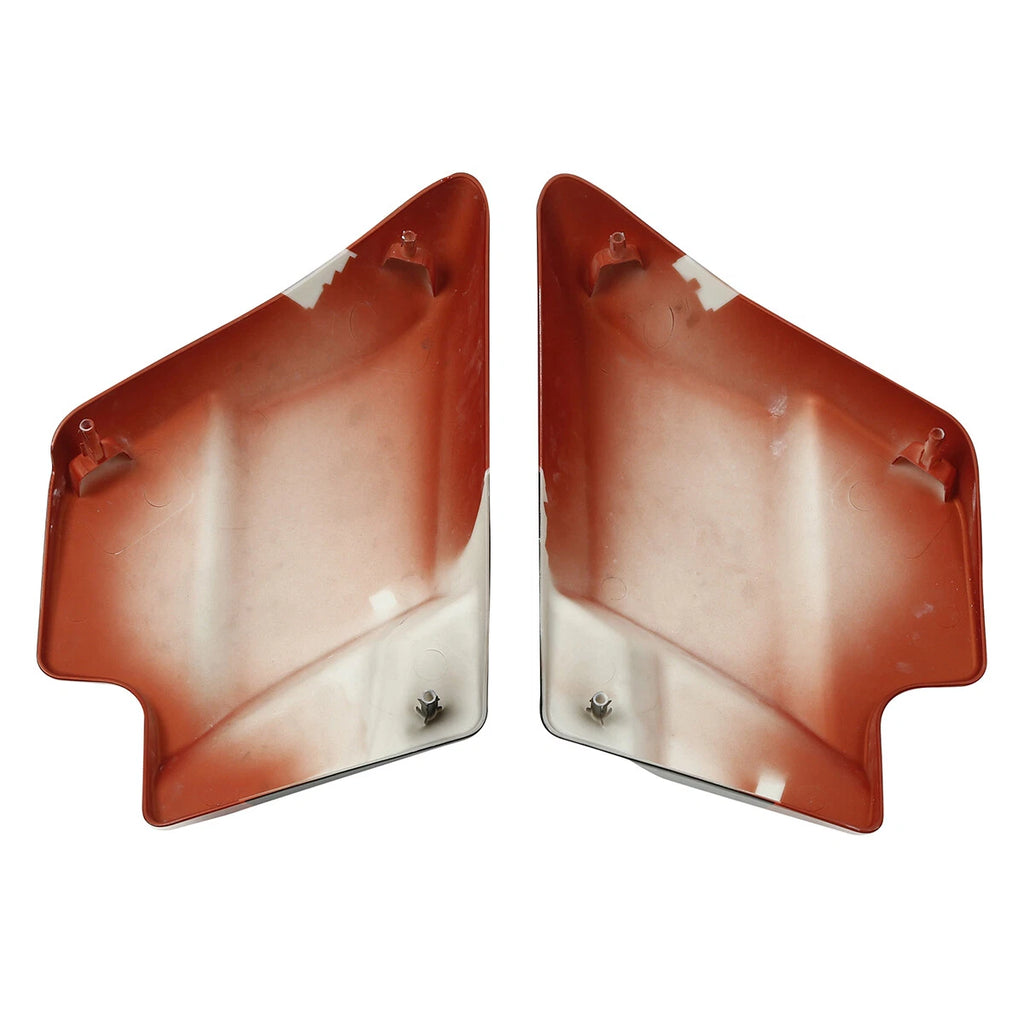 Battery Side Covers for Harley Road Glide (2015–2023) - Sunburst Orange, Starfire Black