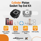 47mm Cylinder Gasket Piston Rings Top End Kit for Yamaha PW80 (1983–2006)