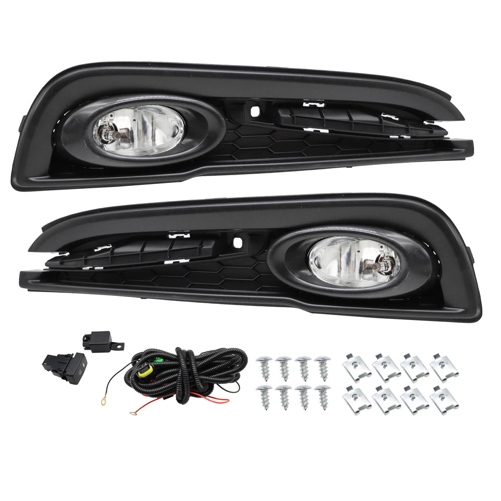 Clear Fog Lights Lamp Pair for Honda Civic Sedan (2013–2015)