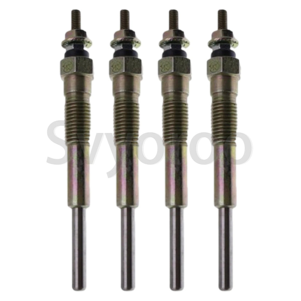 Set of 4 Glow Plugs for Toyota 2J Engine Forklift (19850-76012-71)