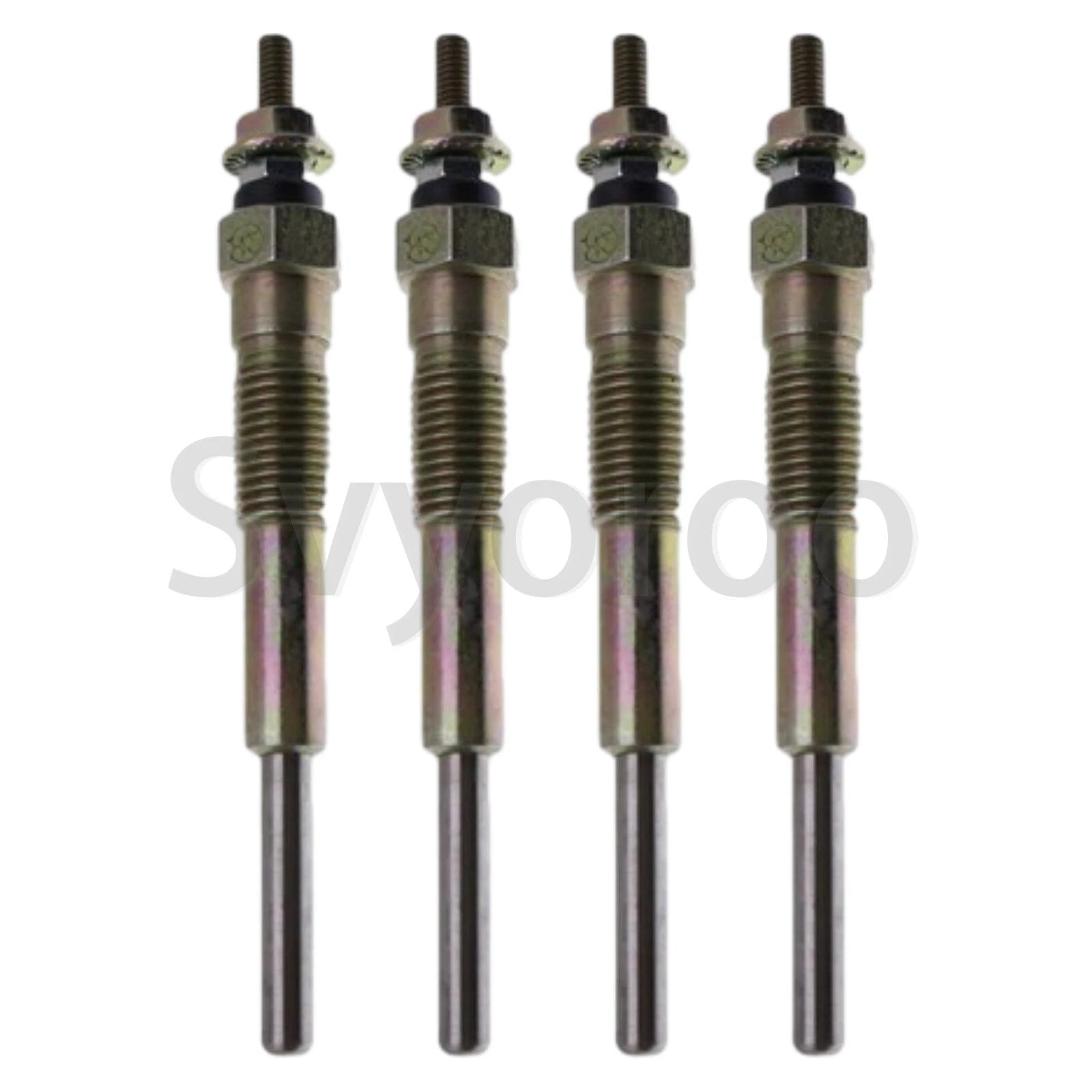Set of 4 Glow Plugs for Toyota 2J Engine Forklift (19850-76012-71)