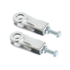 1 Pair Axle Chain Puller Tensioner Adjuster for Yamaha YBR 125 (2005–2023)