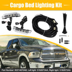 Set of 2 LED Cargo Bed Light Kit for Dodge Ram 1500 2500 3500 (2010–2023) 82214870AB