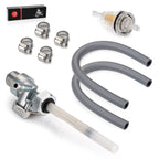 8mm Fuel Valve Petcock for Honda ATC250SX XR650L ATC350X NX650 VT1100C (1985–2023)