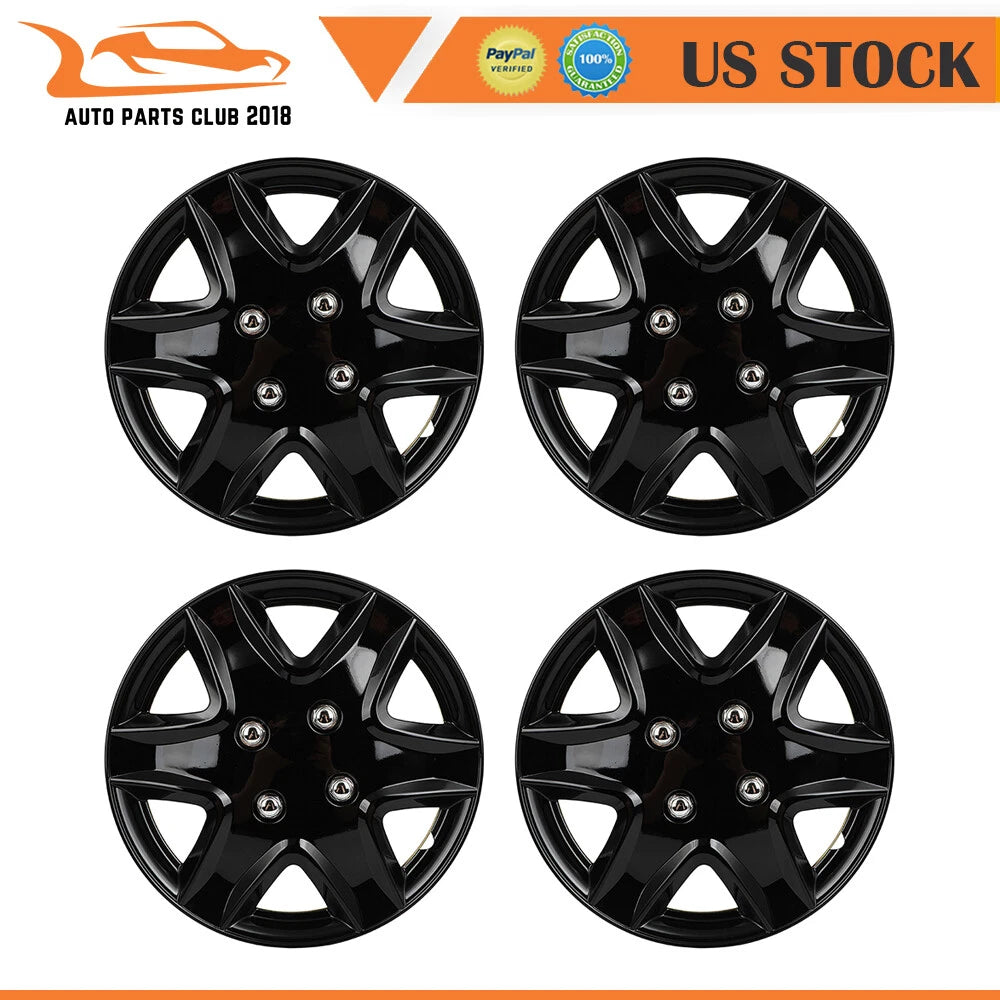 Set of 4 Wheel Hub Caps for R14 Tire & Rim (Fits 14" Wheels)