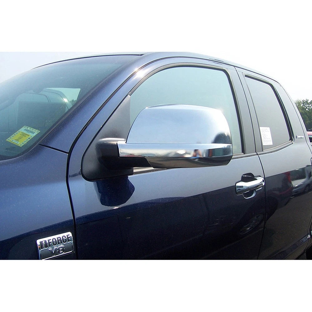 Mirror Covers for 2007-2020 Toyota Tundra (Chrome Full) - BCIM090