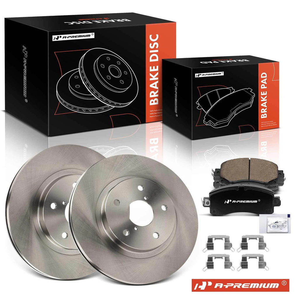 Front Disc Brake Rotors & Ceramic Pads for Subaru Impreza (2017–2022)