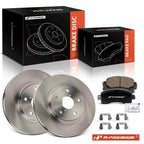 Front Disc Brake Rotors & Ceramic Pads for Subaru Impreza (2017–2022)