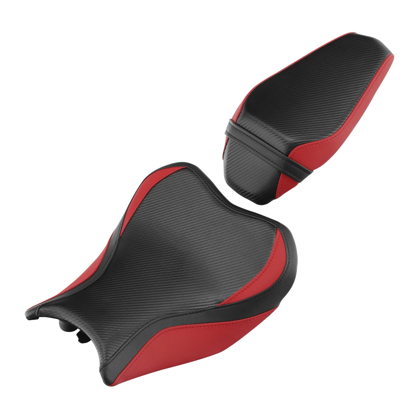 Driver & Passenger Seats for Kawasaki Z900 (2017–2023) - Black Red